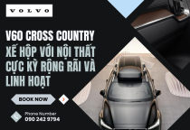 V60 Cross Country – Xế hộp với nội thất cực kỳ rộng rãi và linh hoạt