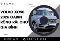 Volvo XC90 2026 cabin rộng rãi cho gia đình