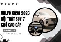 Volvo XC90 2026 nội thất SUV 7 chỗ cao cấp