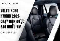 Volvo XC90 Hybrid 2026 chạy điện được bao nhiêu km