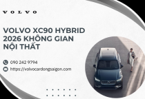 Volvo XC90 Hybrid 2026 nội thất thân thiện môi trường