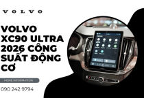 Volvo XC90 Ultra 2026 Công Suất Động Cơ Tối Ưu