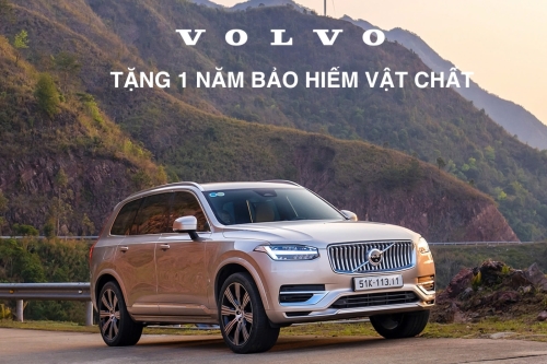 Các Mẫu xe Volvo được tặng : 1 năm bảo hiểm vật chất