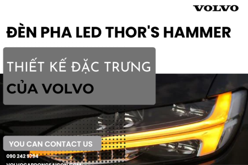 Đèn pha LED Thor's Hammer: Thiết kế đặc trưng của Volvo