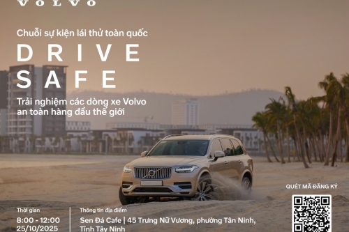 Drive Safe Volvo 2025 – Lái thử xe Volvo an toàn tại Tây Ninh