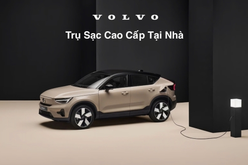 Volvo EC40 Ultra: Khuyến mãi đặc biệt tặng trụ sạc tại nhà
