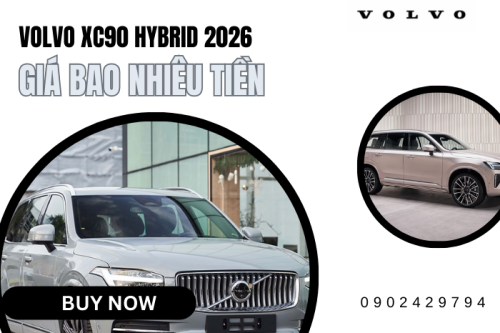 Volvo XC90 Hybrid 2026 giá bao nhiêu tiền