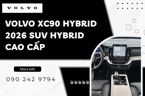Volvo XC90 Hybrid 2026 SUV hybrid cao cấp