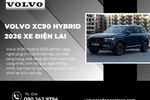 Volvo XC90 Hybrid 2026 xe điện lai