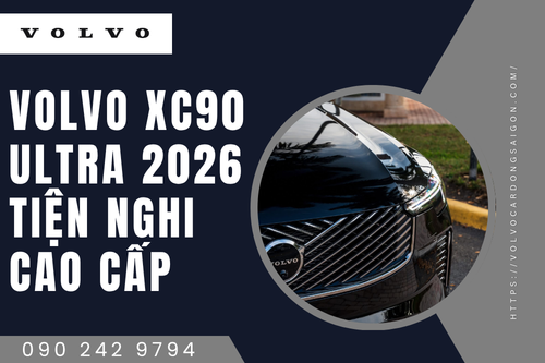 Volvo XC90 Ultra 2026 tiện nghi cao cấp
