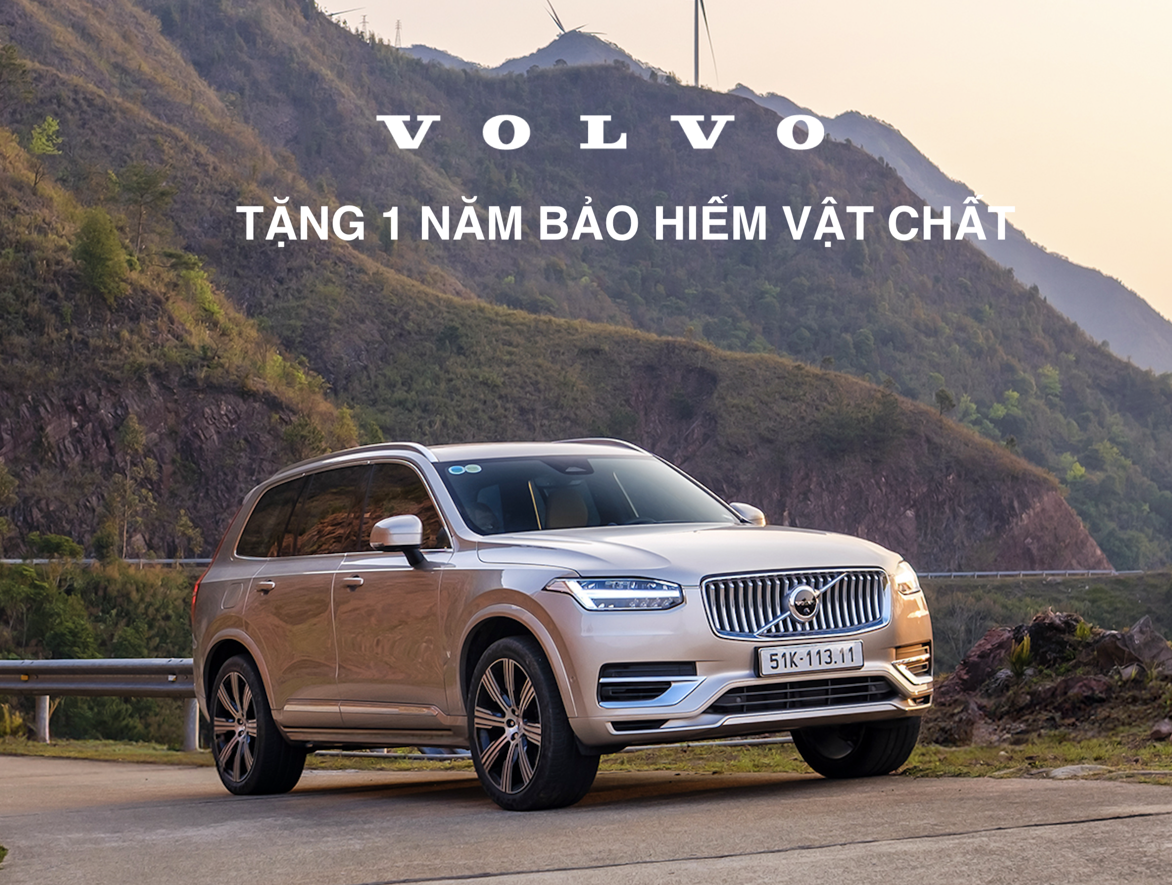 Các Mẫu xe Volvo được tặng : 1 năm bảo hiểm vật chất