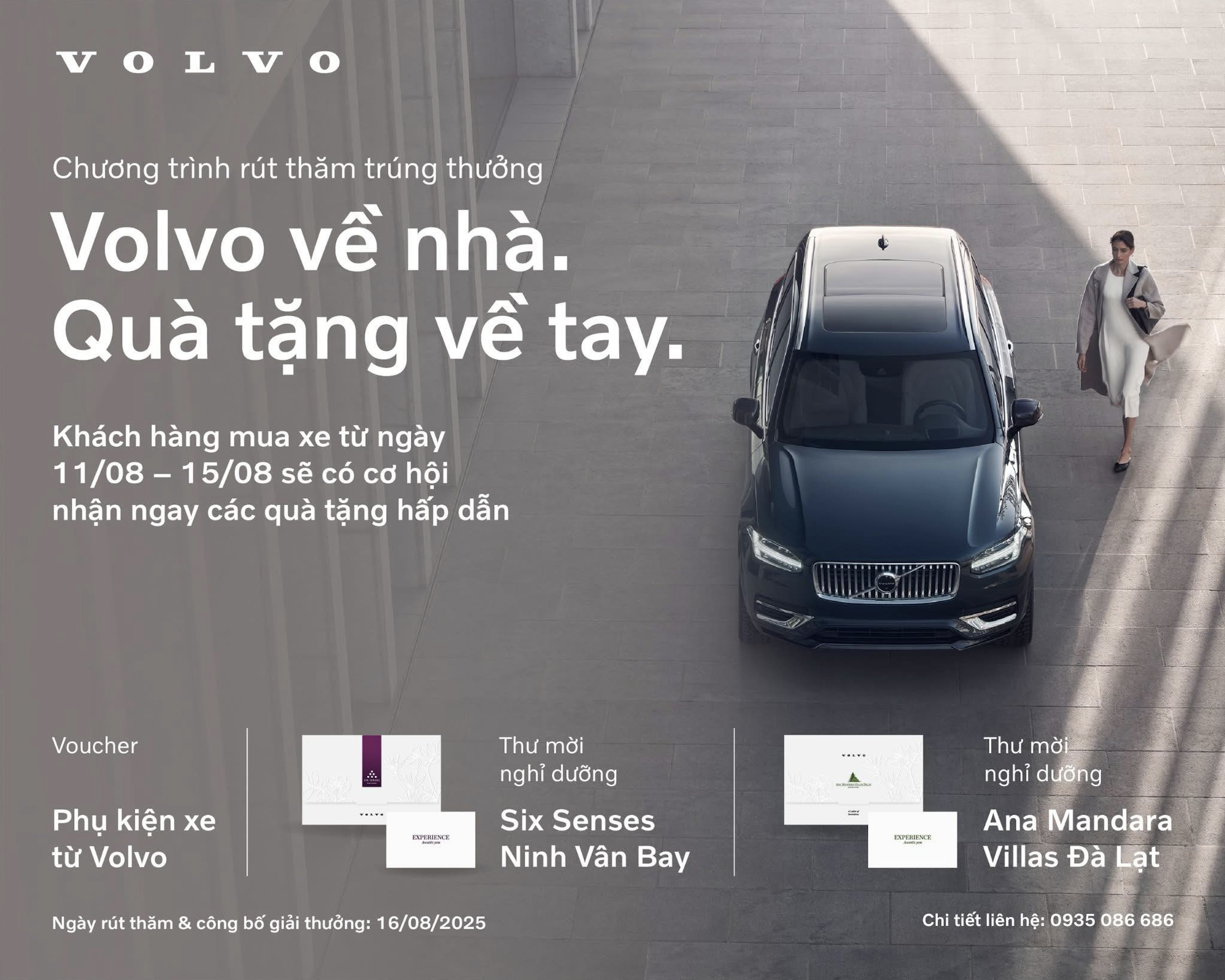 Chương trình “Volvo về nhà – Quà tặng về tay” – Đẳng cấp trao tay