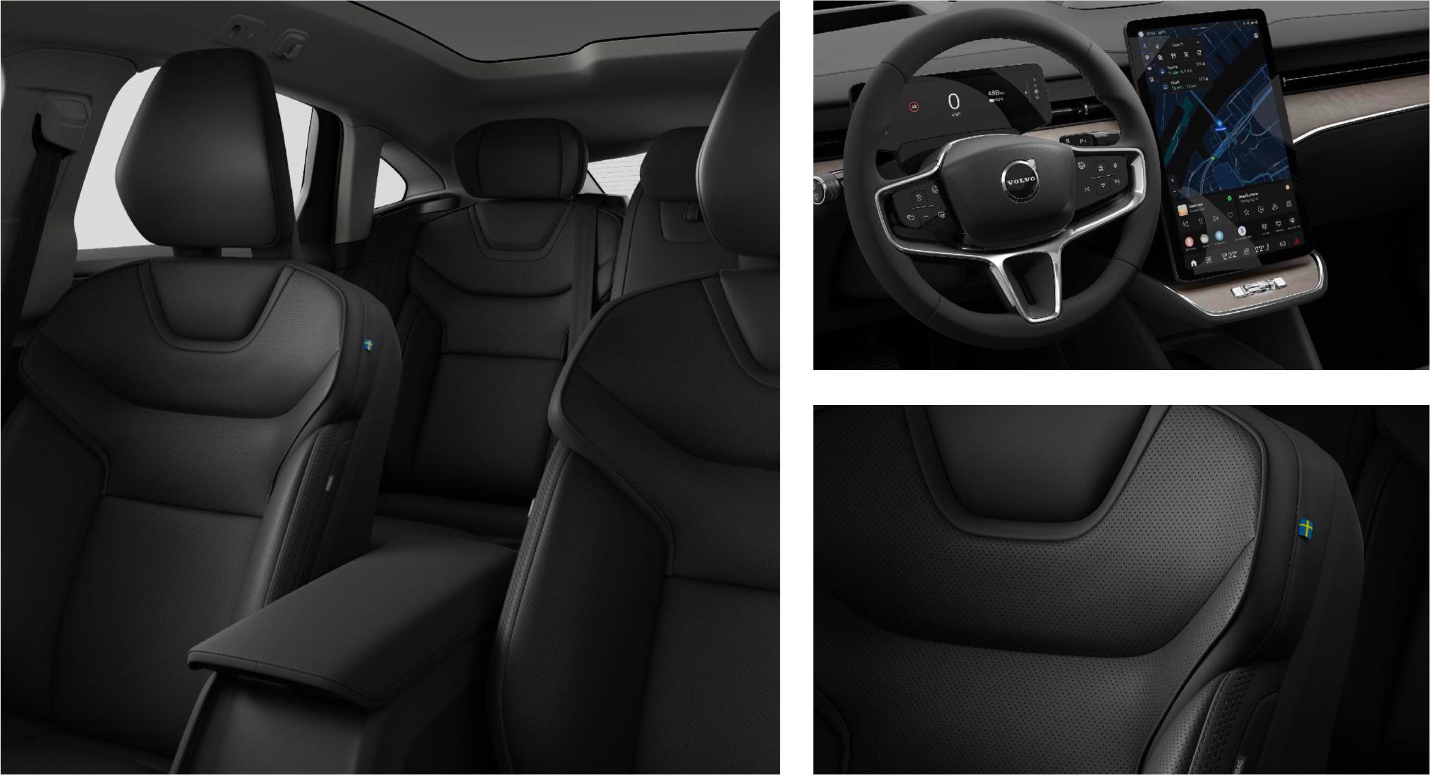 Ghế da xe Volvo ES90