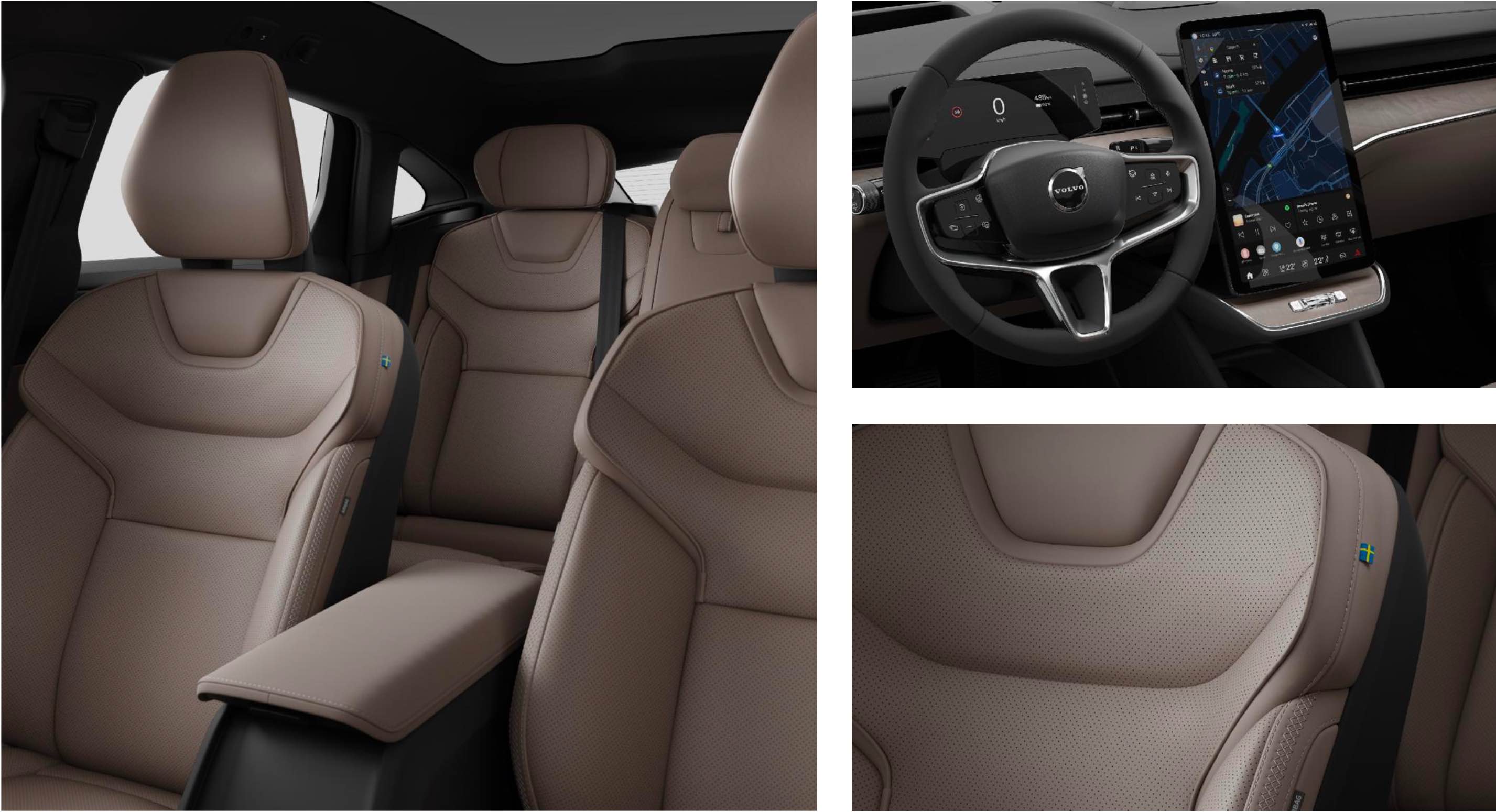 Ghế da xe Volvo ES90