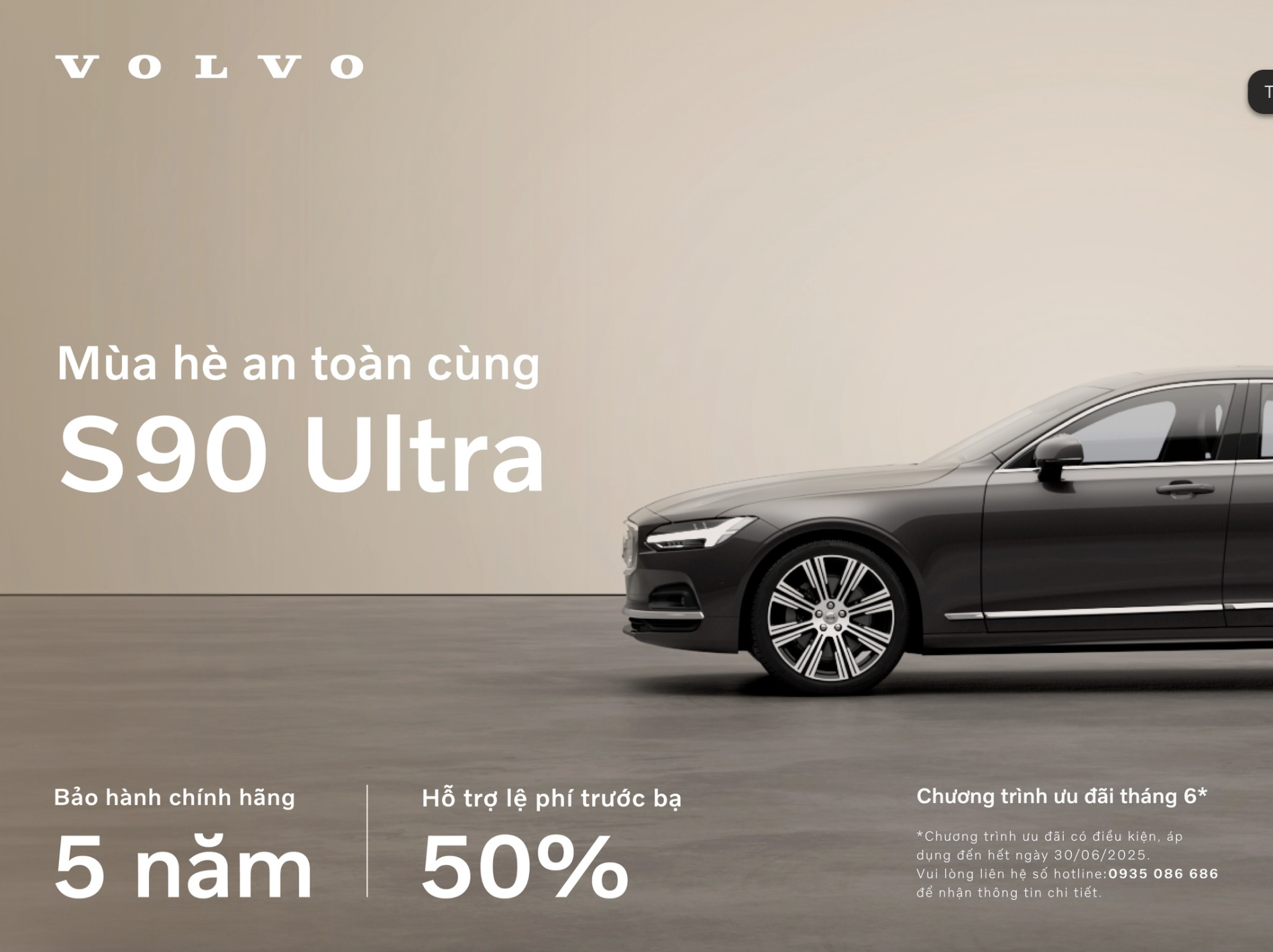 Giá xe Volvo S90 Plug-in Hybrid Ultra