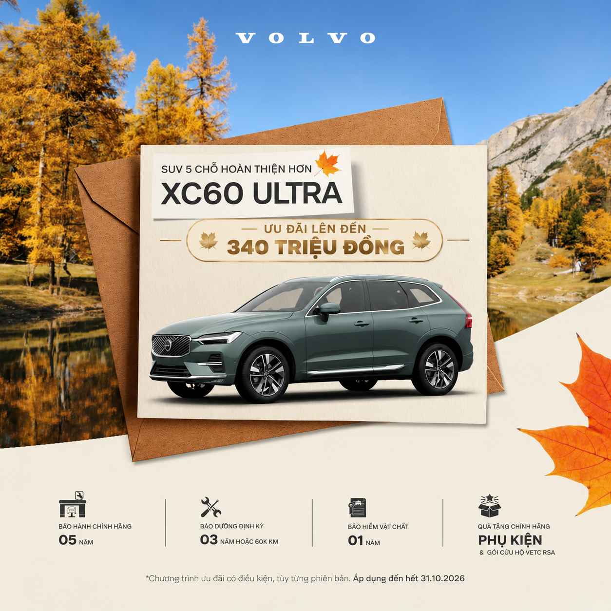 Bảng Giá Xe Volvo Tháng 10/2026 Mới Nhất volvo xc60
