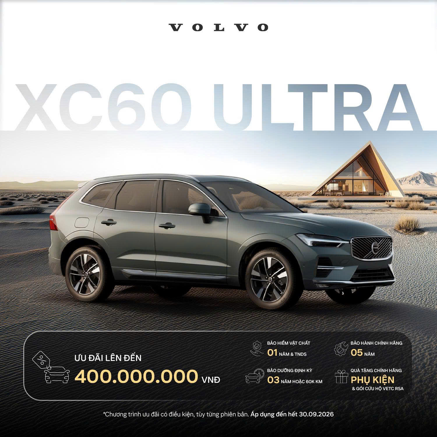 Chương Trình Khuyến Mãi Khi Mua Volvo XC60 Ultra