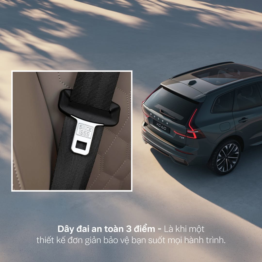 Công Nghệ An Toàn Chủ Động Nổi Bật dây đai an toàn 3 điểm volvo