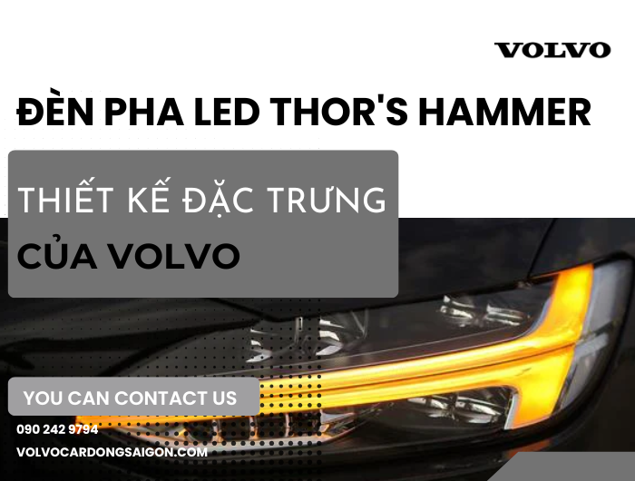 Đèn pha LED Thor’s Hammer: Thiết kế đặc trưng của Volvo