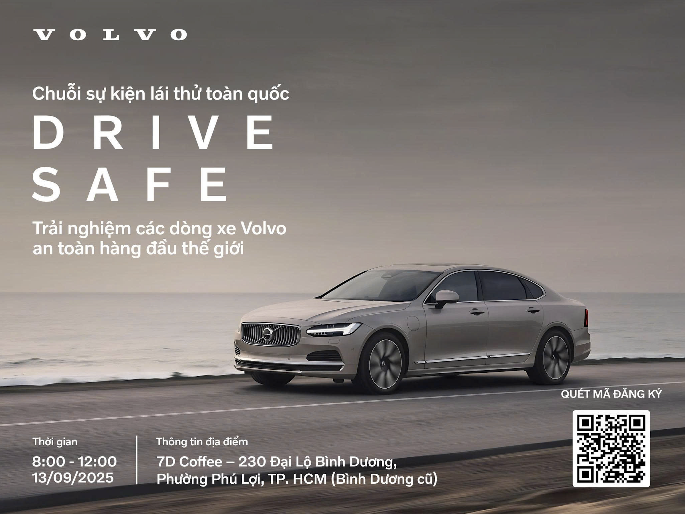 Drive Safe 2025 – Trải Nghiệm Lái Thử Volvo An Toàn Hàng Đầu Tại Bình Dương