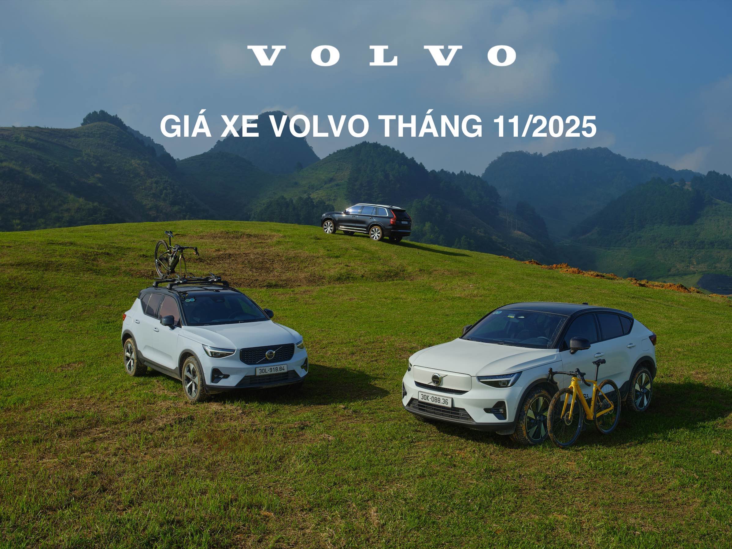 GIÁ XE VOLVO THÁNG 11/2025 – CẬP NHẬT ƯU ĐÃI CUỐI NĂM LÊN ĐẾN 300 TRIỆU ĐỒNG