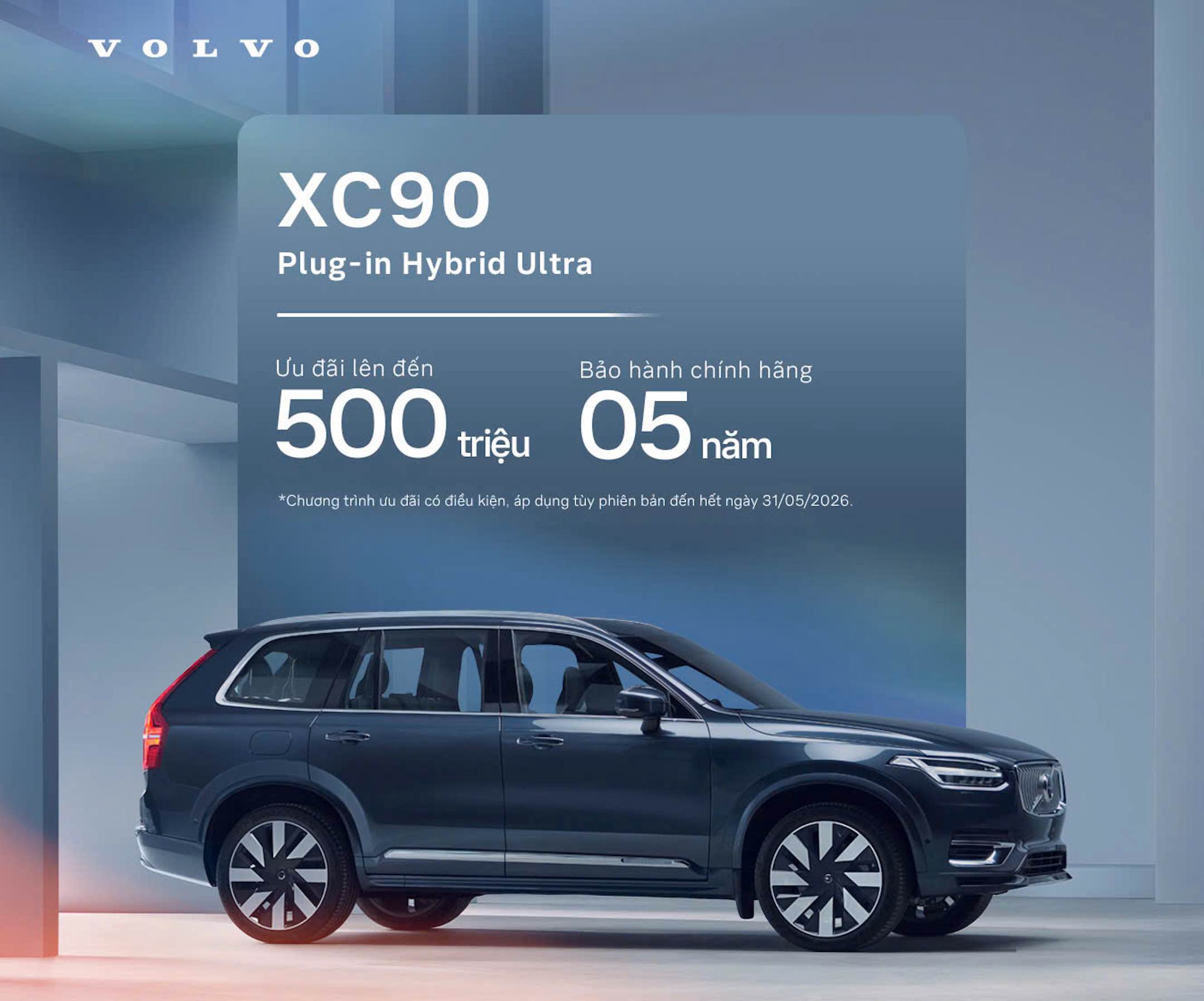 Giá xe Volvo XC90 Plug-in Hybrid Ultra tháng 6/2026 - Giảm 600 triệu