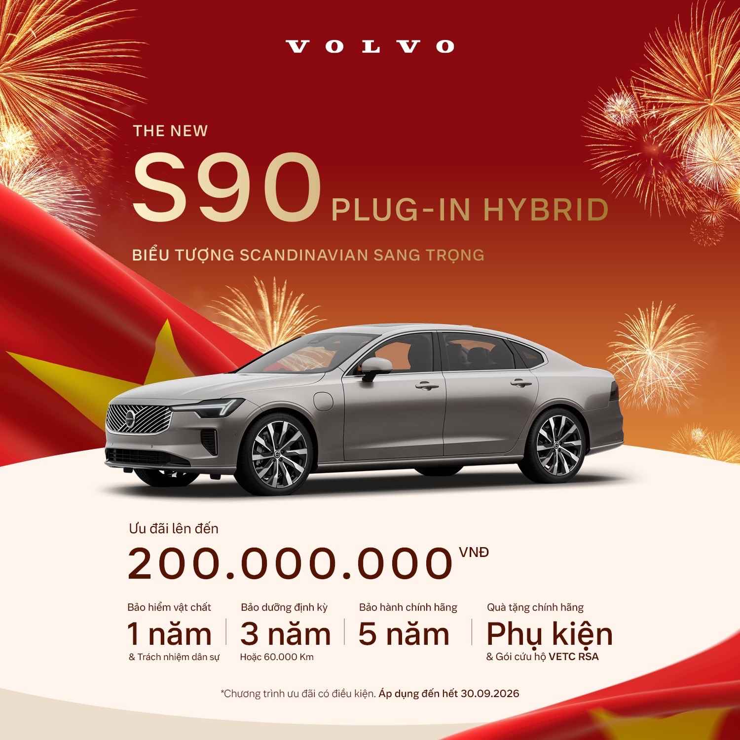 Dòng Sedan Hạng Sang S90 Plug-in Hybrid Ultra