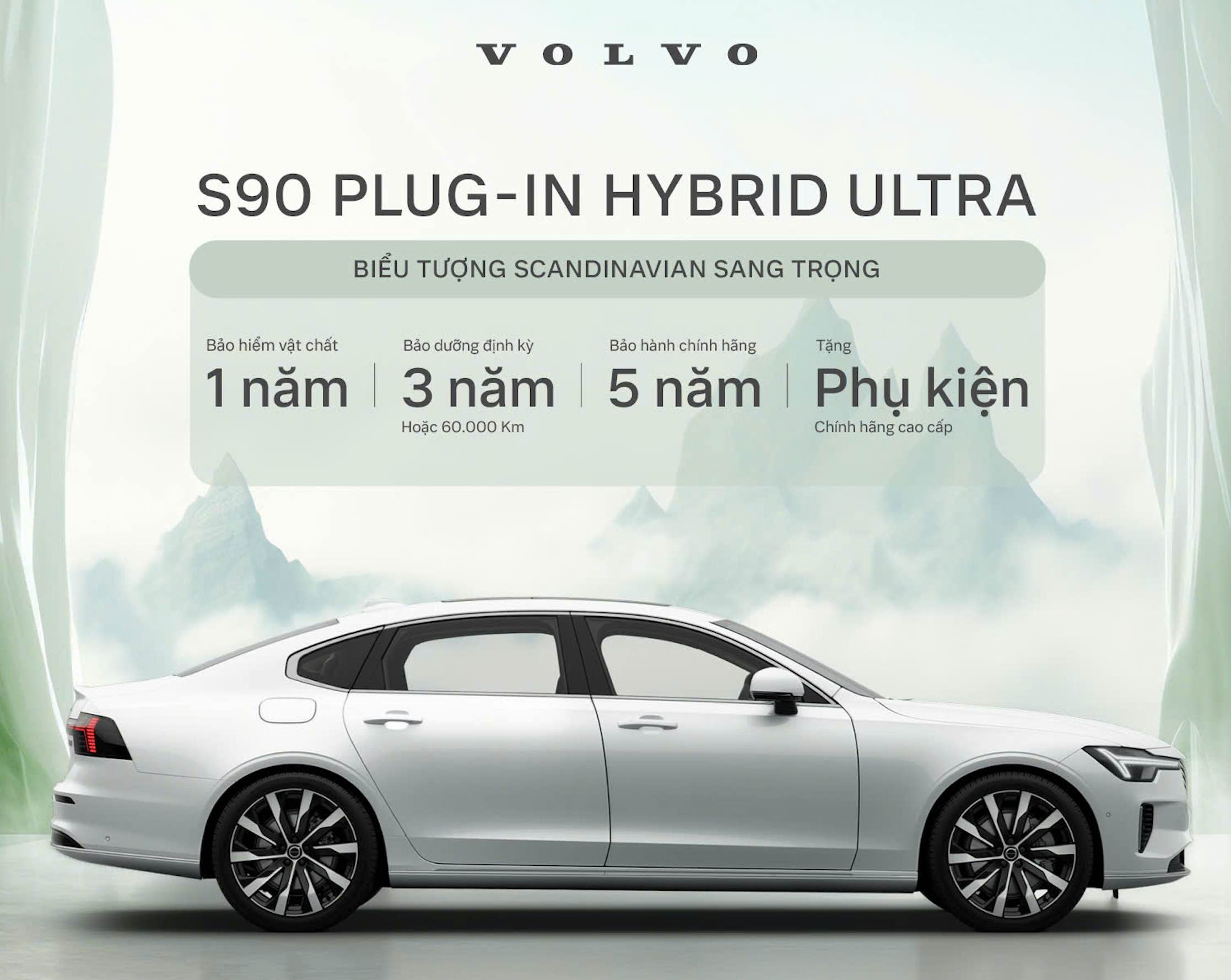 Dòng Sedan Hạng Sang S90 Plug-in Hybrid Ultra
