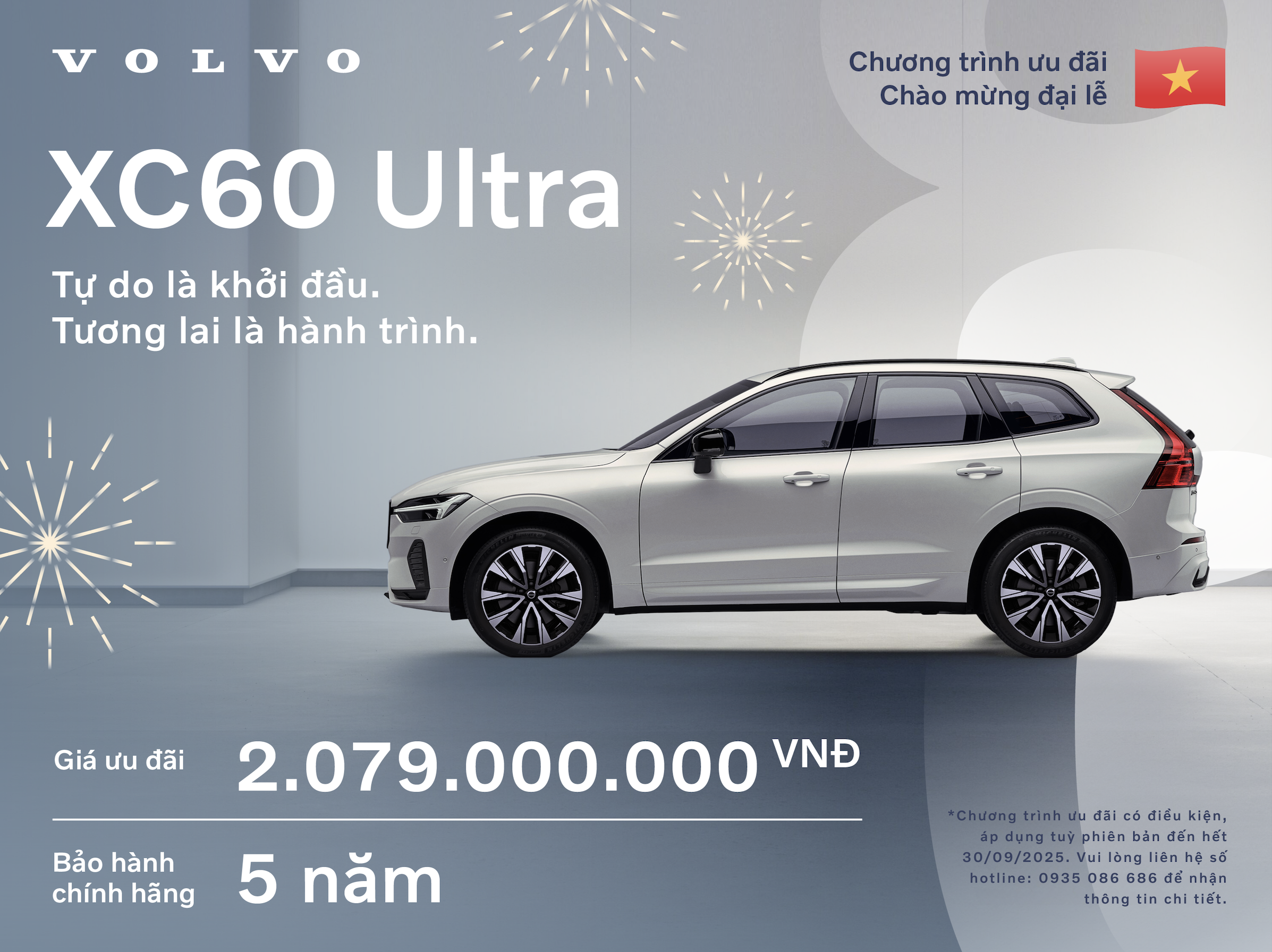 Giá xe Volvo XC60 Ultra tháng 9/2025