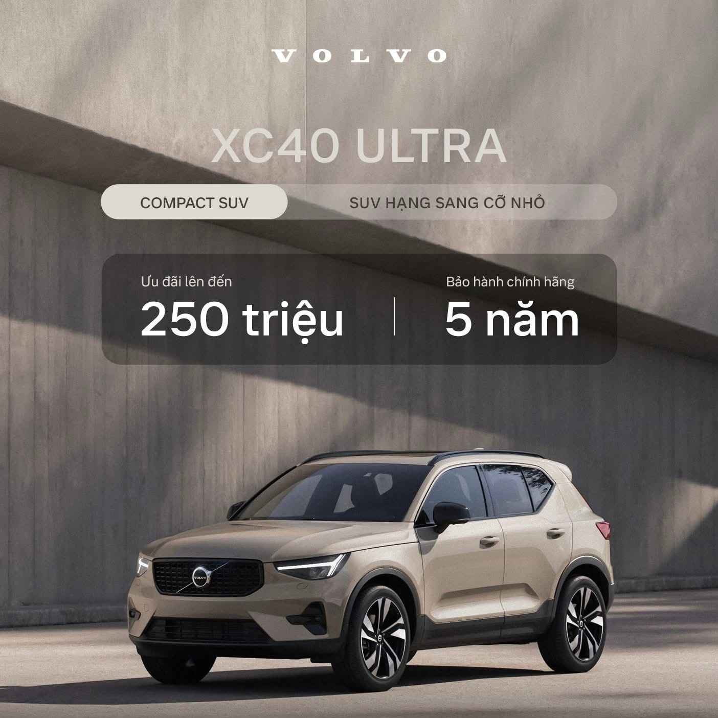 Volvo XC40 Ultra – SUV Đô Thị Nhỏ Gọn & Hiện Đại