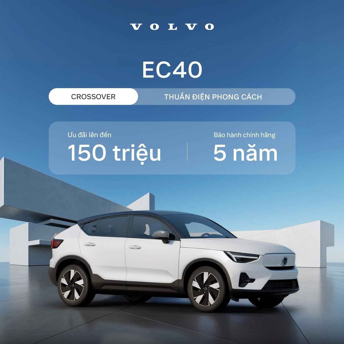 Volvo EC40 Recharge – Crossover Thuần Điện Đột Phá