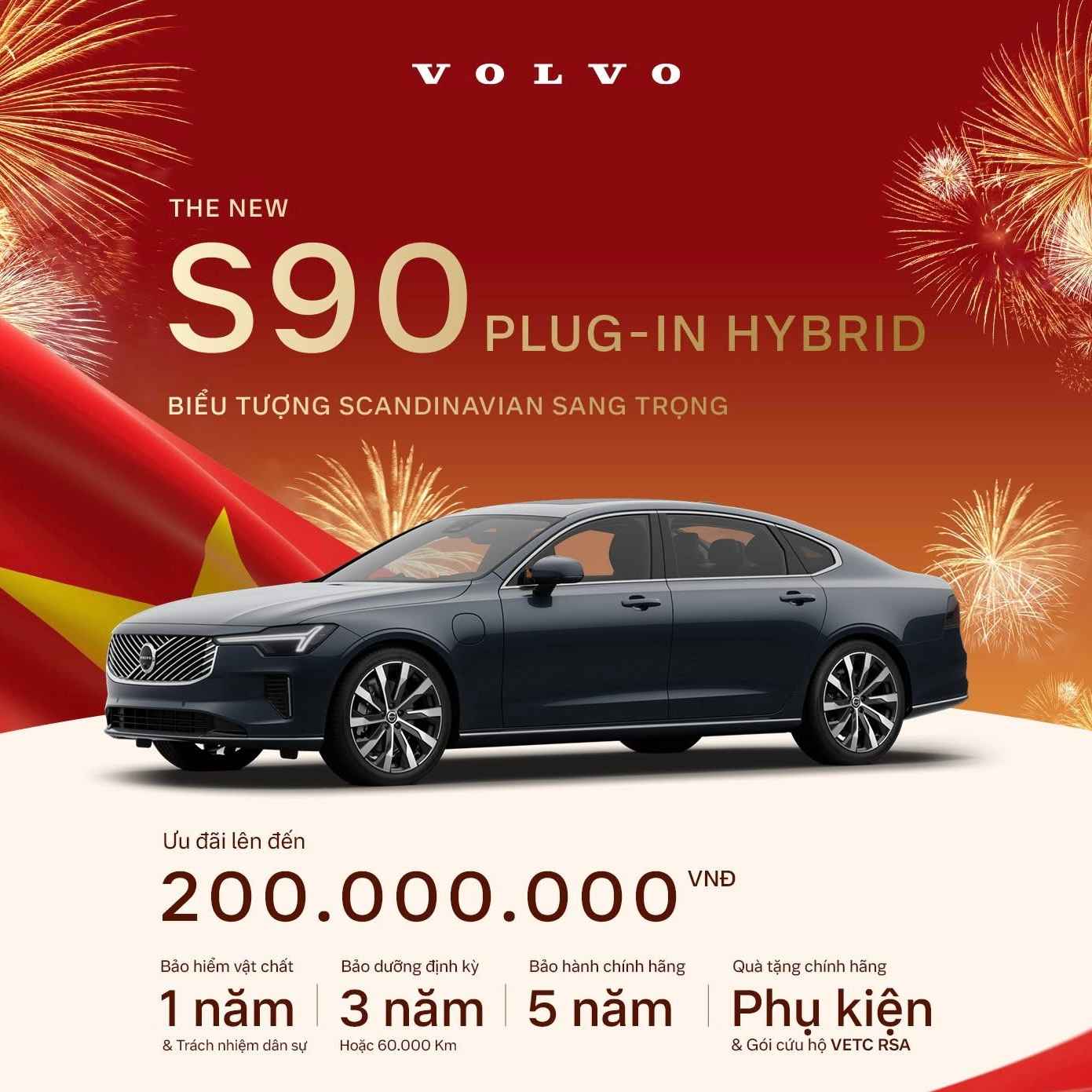 Volvo S90 Plug-in Hybrid Ultra – Sedan Hạng Sang 