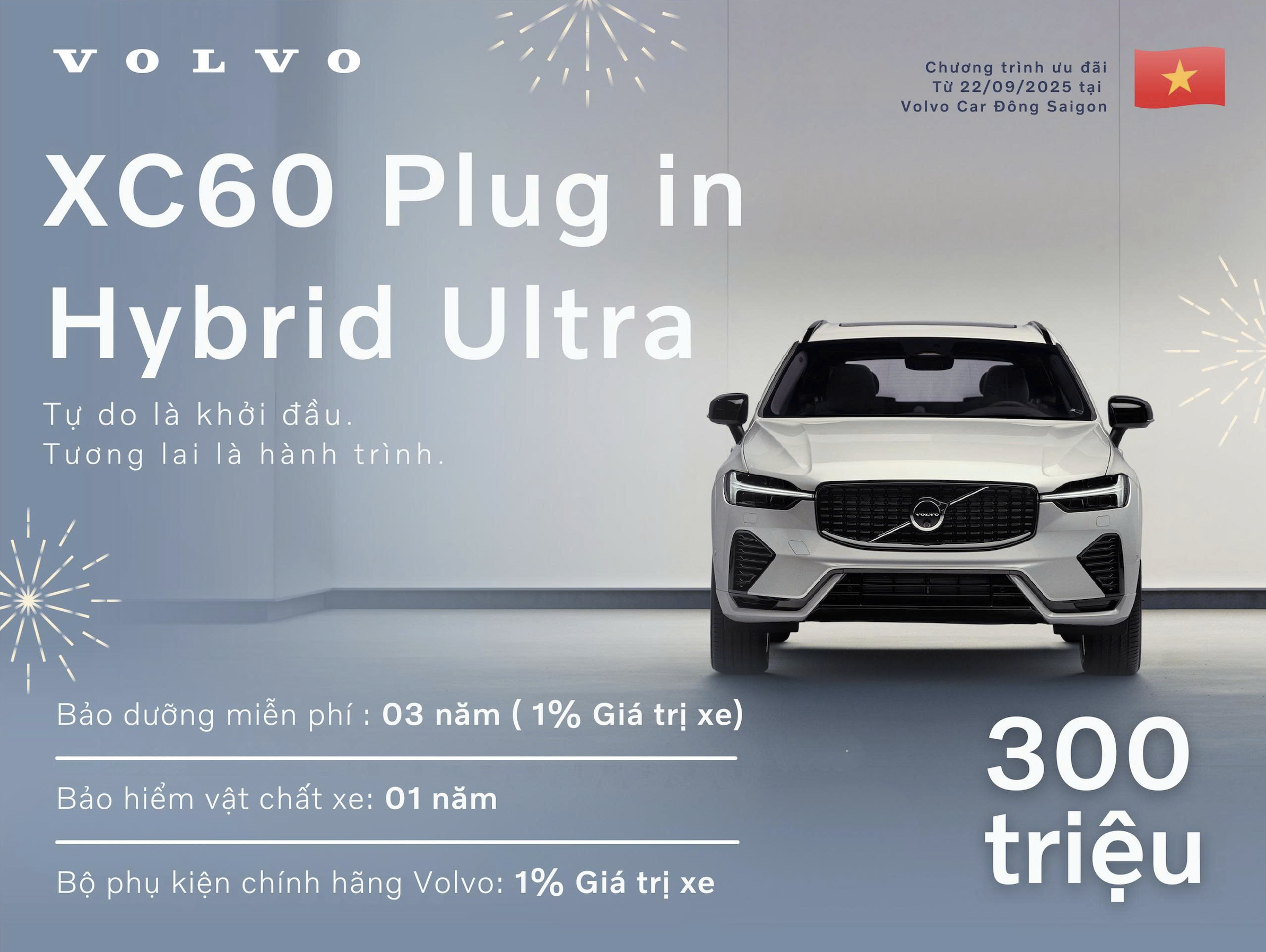 Volvo XC60 Plug-in Hybrid Ultra : Ưu Đãi 300 Triệu