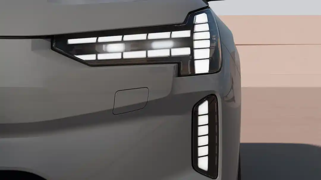 Cụm Đèn Pha HD Pixel Búa Thor Độc Đáo Volvo EX90 Ultra