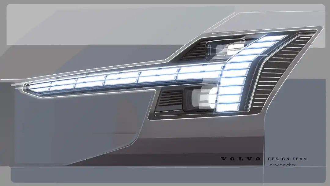 Công Nghệ Đèn Pha HD Pixel Volvo Es90 và Ex90