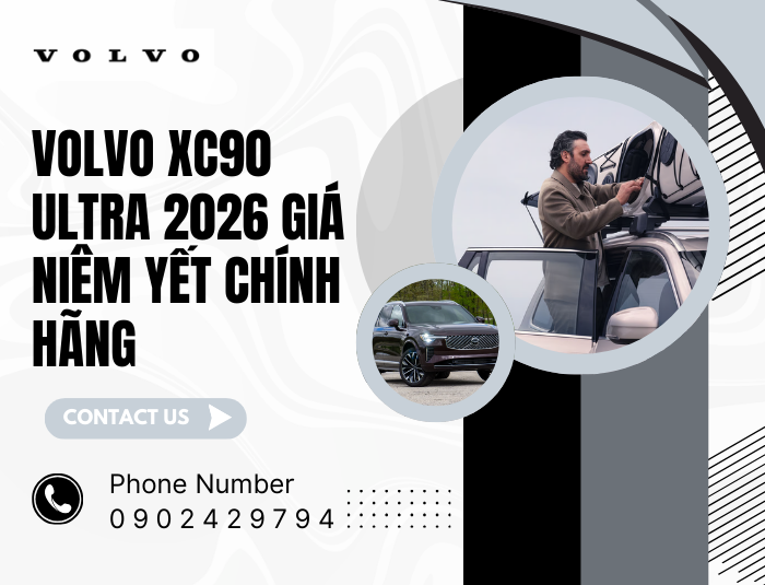 Volvo XC90 Ultra 2026 giá niêm yết chính hãng
