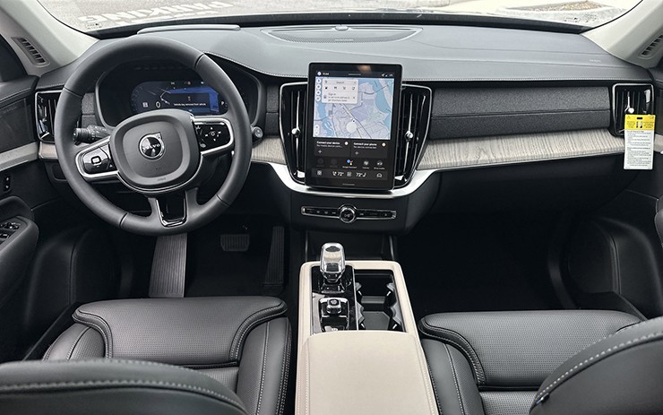 Ghế da Nappa êm ái trên Volvo XC90 Ultra 2026 SUV 7 chỗ