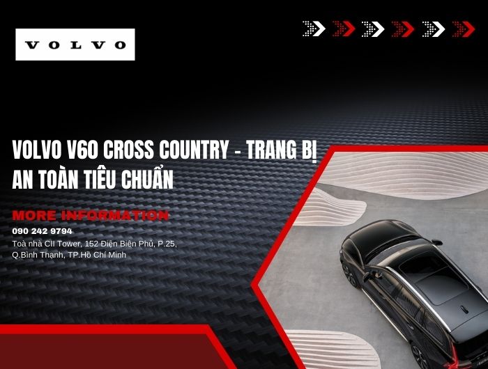 Volvo V60 Cross Country - Trang bị an toàn tiêu chuẩn