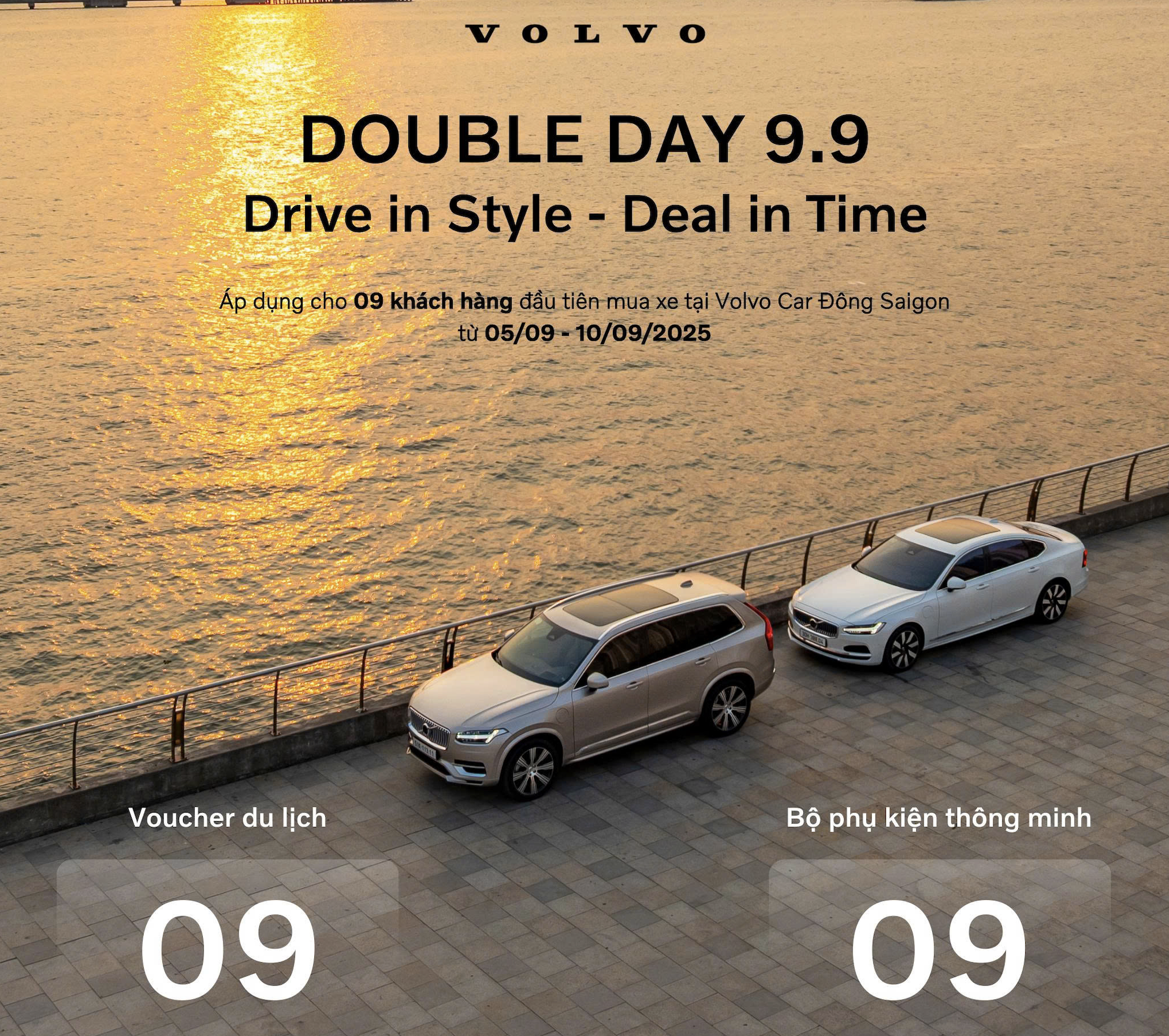 Volvo DOUBLE DAY 9.9 – Ưu đãi kép cho khách hàng tại Volvo Đông Sài Gòn