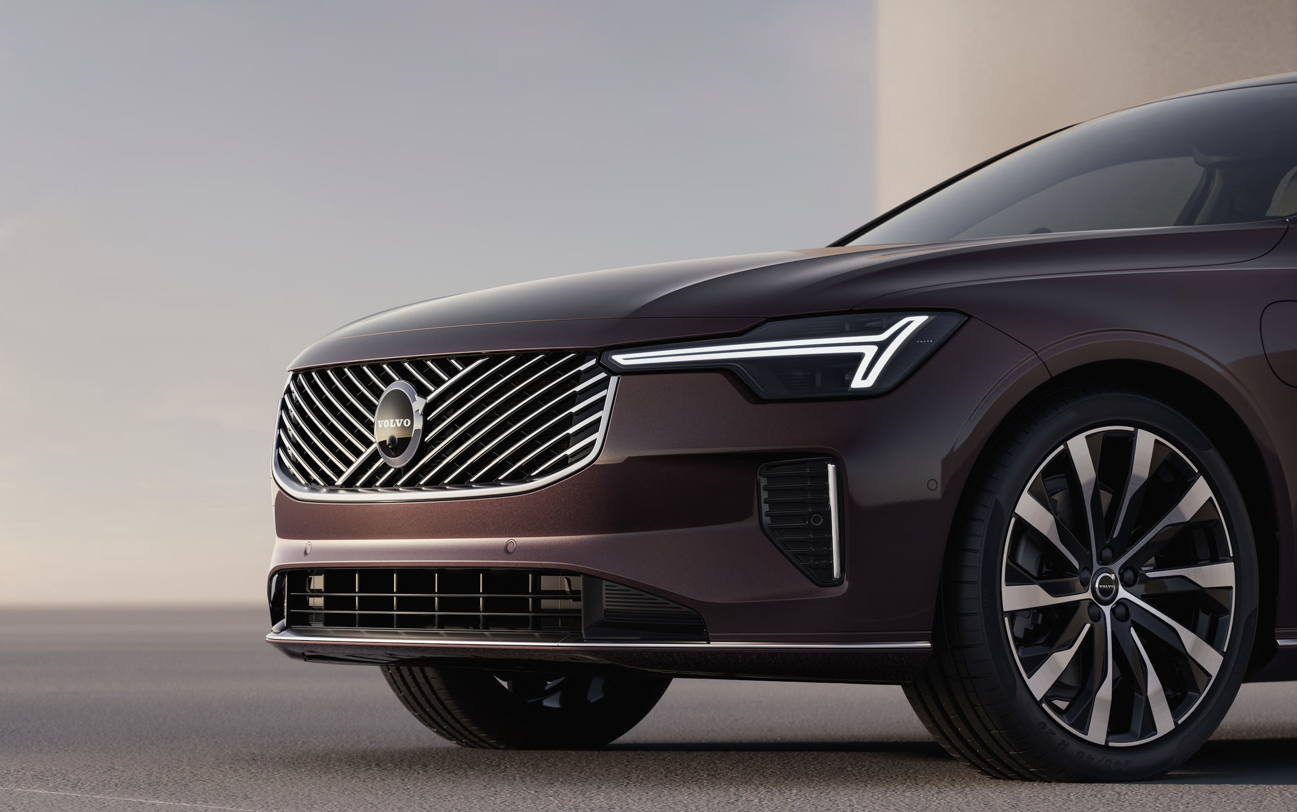 Thiết kế Lưới tản nhiệt Volvo S90 2026 mới
