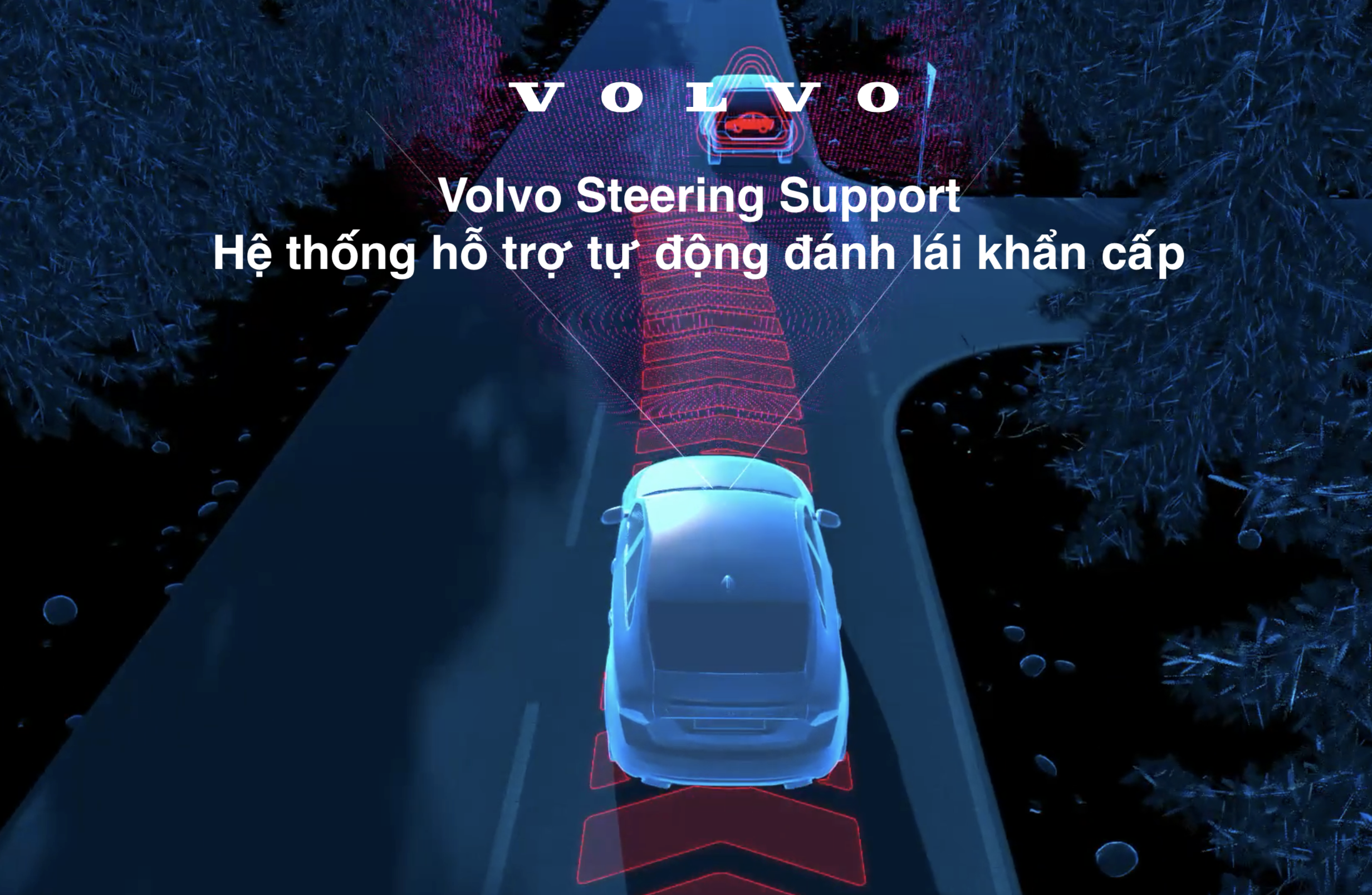 Volvo Steering Support – Hệ thống hỗ trợ tự động đánh lái khẩn cấp