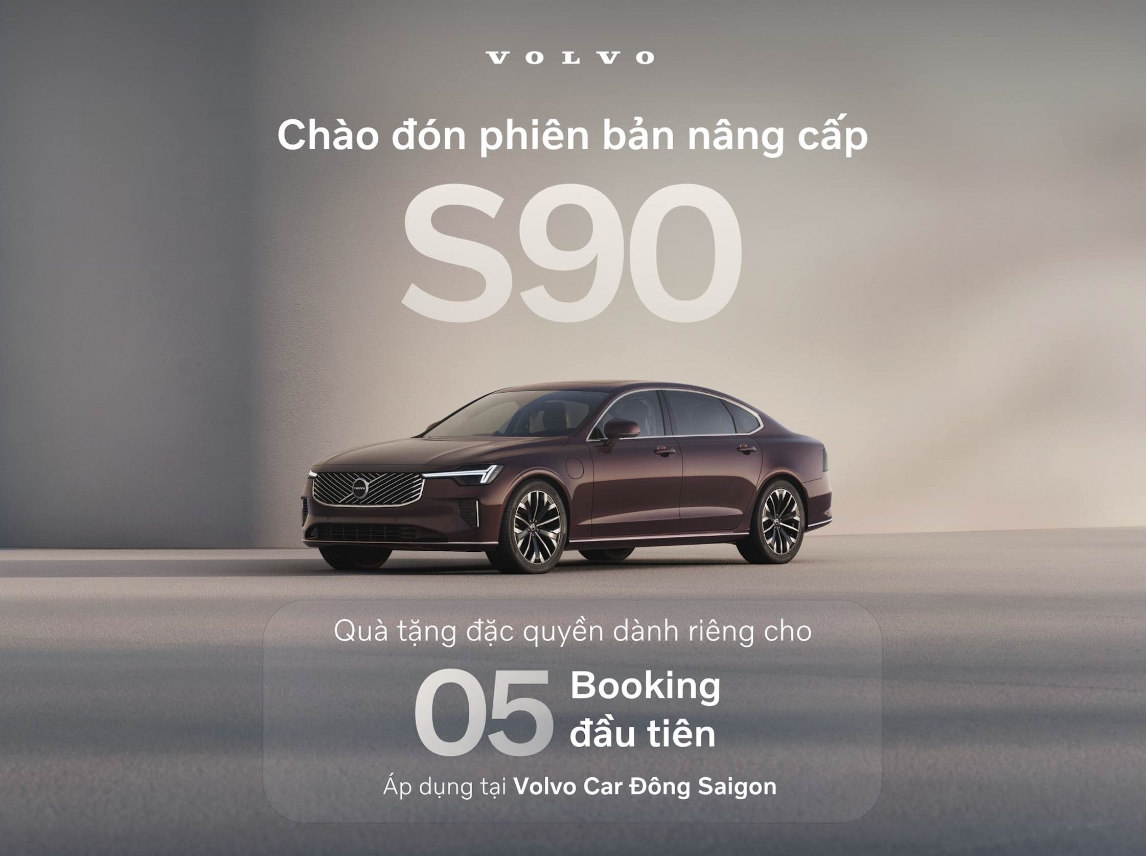 Giá xe Volvo S90 2026 mới tại Việt Nam