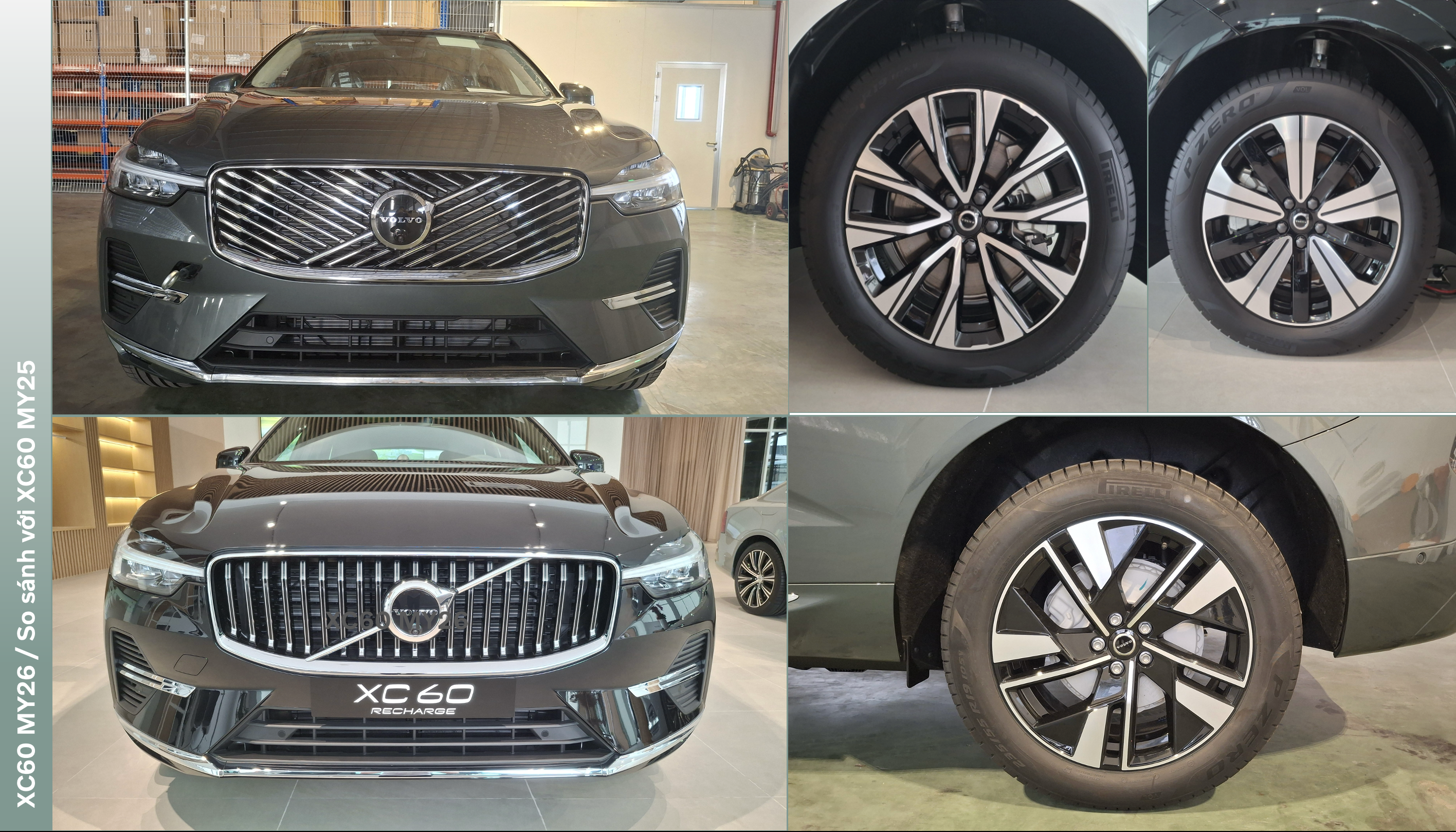 Ngoại thất Volvo XC60 2026 Ultra – Thiết kế tinh giản nhưng hiện đại và thể thao hơn