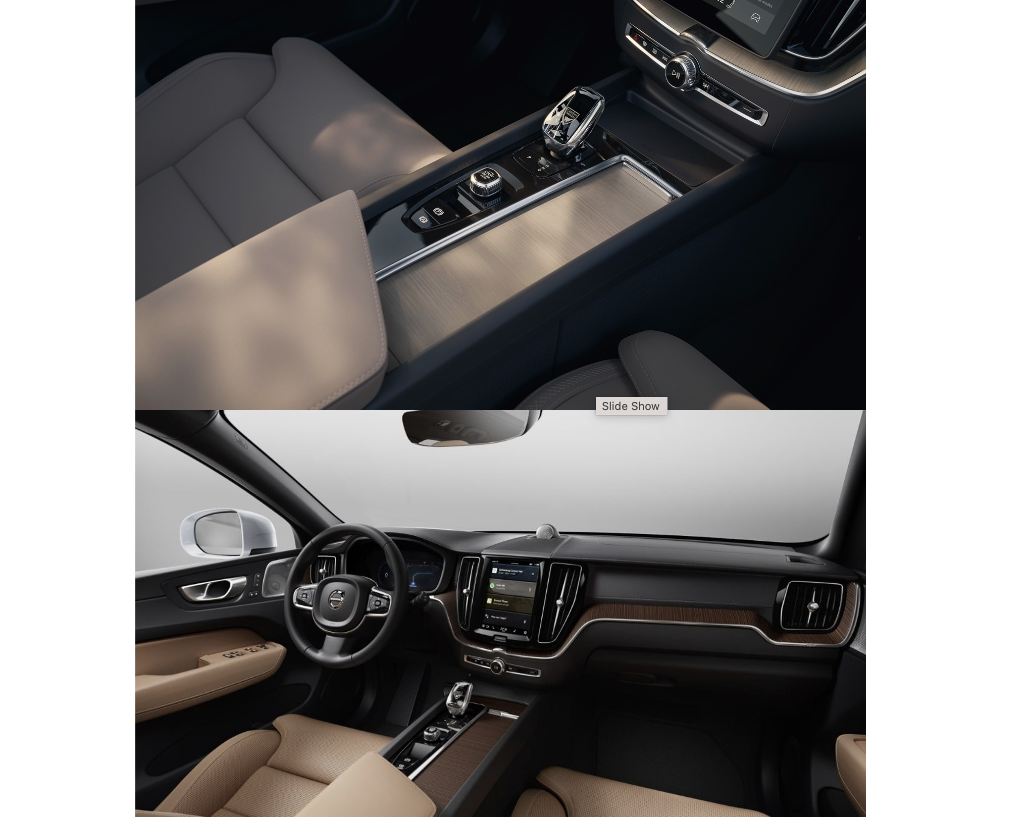 Khoang nội thất Volvo XC60 2026 Ultra – Sang trọng hơn với chất liệu bền vững và công nghệ mới