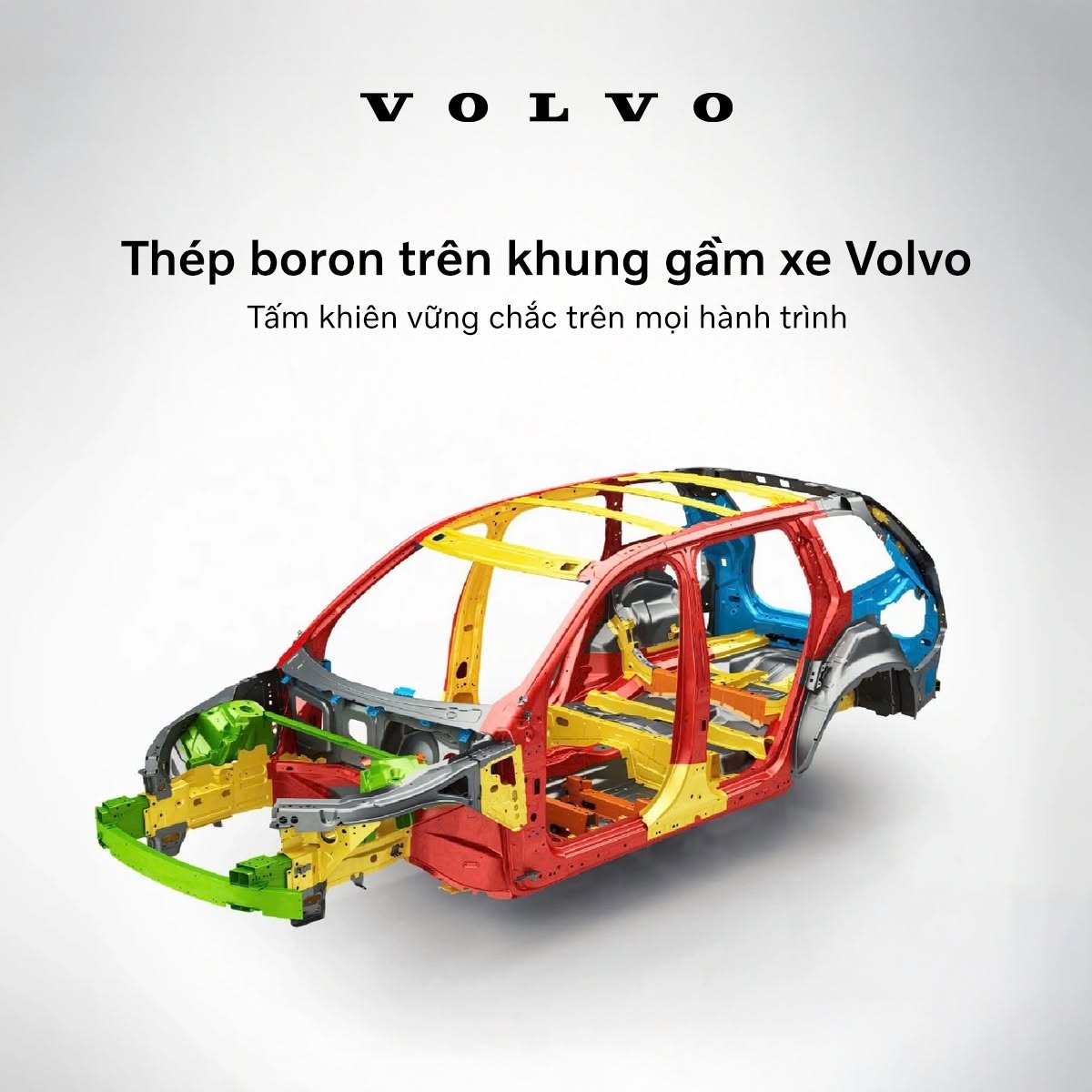 Khung xe Thép Boron volvo xc60 b5