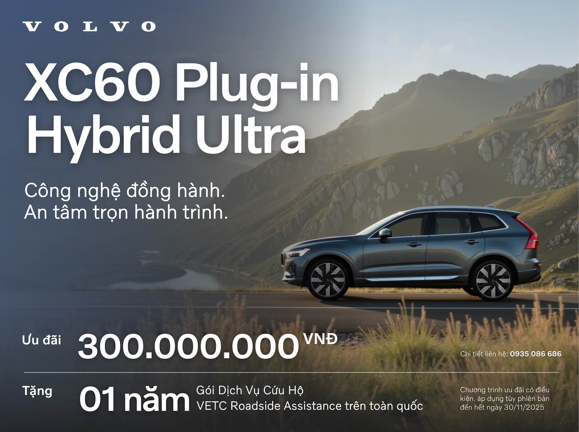 Giá dự kiến và ưu đãi đặc biệt Volvo XC60 Plug-in Hybrid 2026 mới tại Volvo Đông Sài Gòn